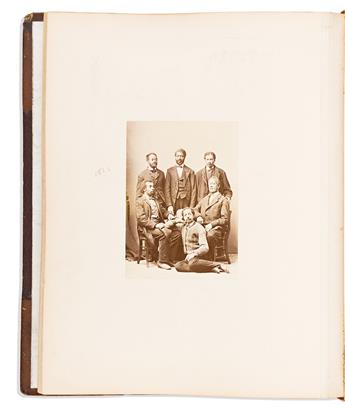 (CONNECTICUT.) Photograph album for the Yale University Class of 1872.